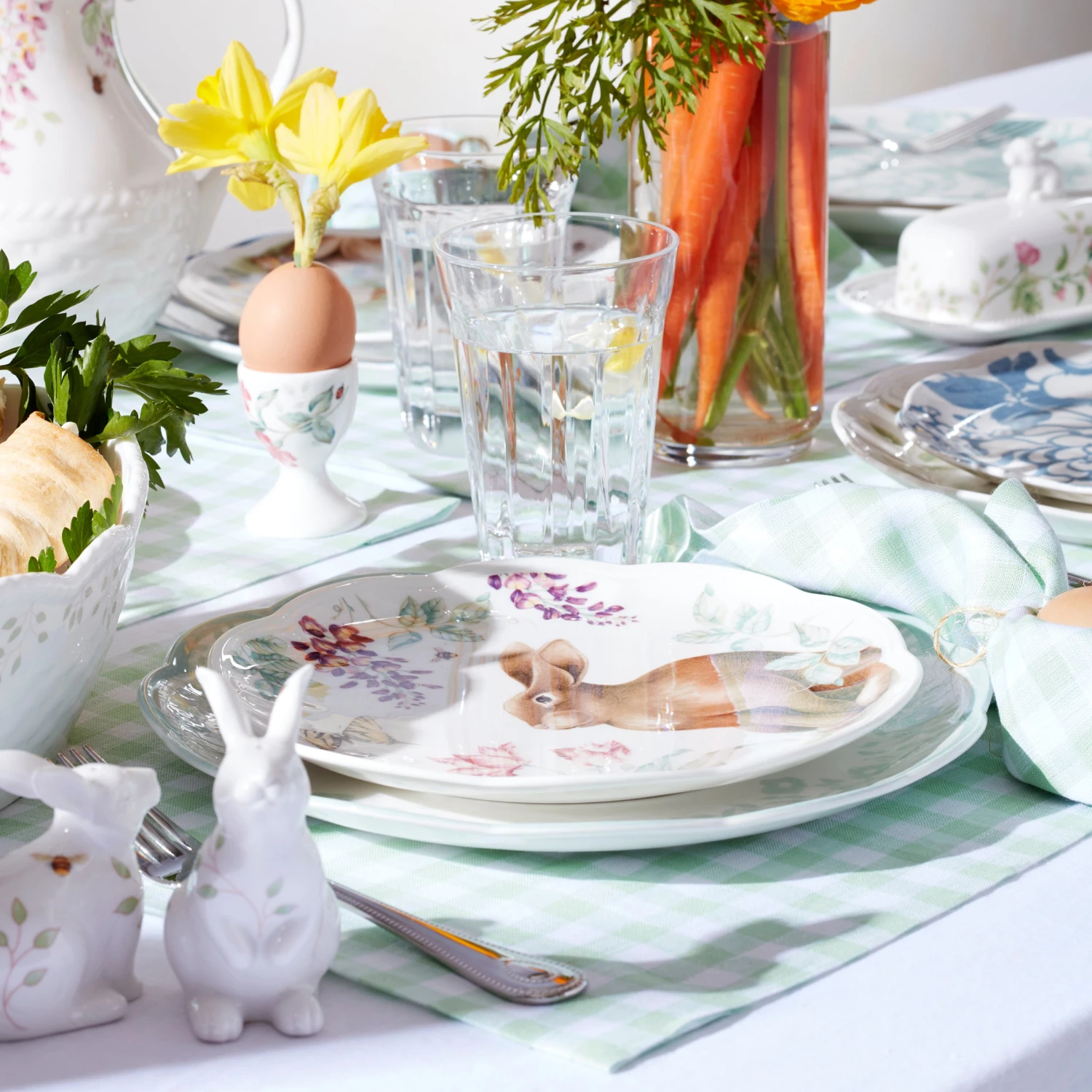 Lenox Butterfly Meadow Bunny Salt & Pepper - Image 3