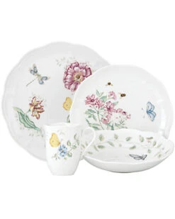 Lenox Butterfly Meadow 4Pc Place Setting Home