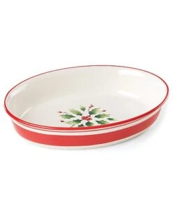 Lenox Holiday Handpaint Oval Dish Home