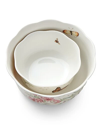 Lenox Butterfly Meadow 2Pc Nesting Bowl Set With $5 Credit Home - Image 2