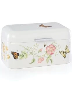 Lenox Butterfly Meadow Breadbox With $7 Credit Home