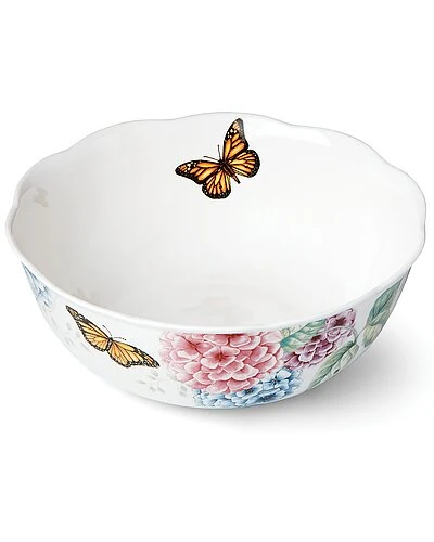 Lenox Butterfly Meadow Hydrangea Large Serving Bowl With $6 Credit Home - Image 2