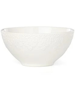 Lenox Chelse Muse Floral Matte White Bowl Home