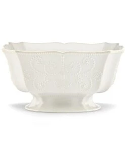 Lenox French Perle White Centerpiece Bowl With $10 Credit Home