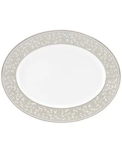 Lenox Opal Innocence Dune Oval Serving Platter Home