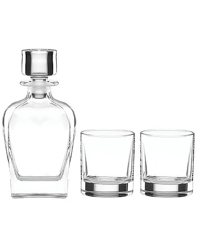 Lenox Tuscany Classics 3pc Whiskey Decanter & Glass Set With $7 Credit Home