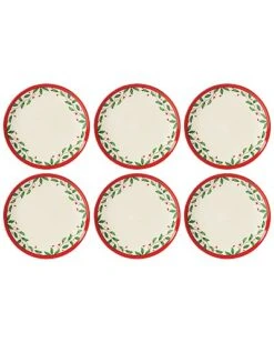 Lenox Holiday 6pc Accent Plate Set Home
