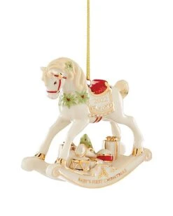 Lenox 2022 Vintage Rocking Horse Ornament Home