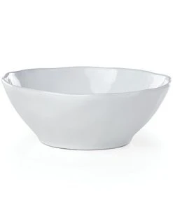 Lenox French Carved Organic White Serving Bowl Home