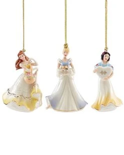 Lenox Princess 3pc Mini Ornament Set Home