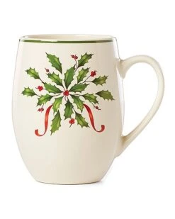 Lenox Holiday Cocoa Mug Home