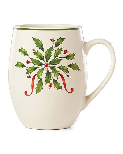 Lenox Holiday Cocoa Mug Home