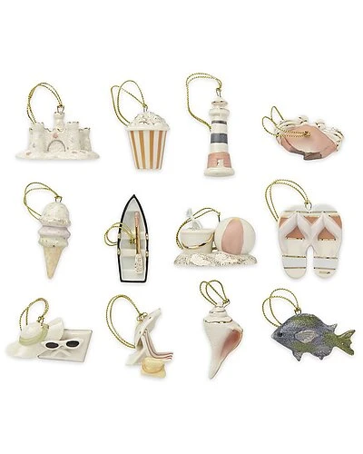 Lenox Summer 12pc Ornament Set Home