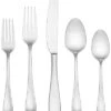 Lenox Chesterbrook Satin 65PC Flatware Set Home