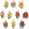 Lenox Fall Flowers 10pc Ornament Set Home
