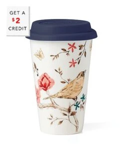 Lenox Sprig & Vine Thermal Travel Mug With $2 Credit Home