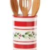 Lenox Holiday Handpaint Utensil Crock Set Home