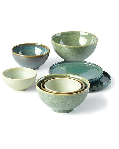 Lenox Luna Dw Mini Nesting 8Pc Set Green Home