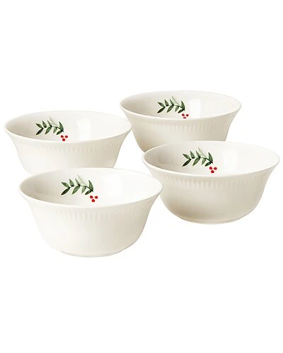 Lenox Profile Snow Day 4pc Bowl Set Home