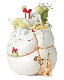 Lenox Merry Grinchmas Cookie Jar Home