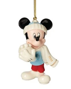 Lenox 2022 Mickey Snow Games Ornament Home