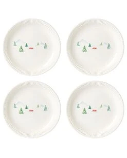 Lenox Profile Snow Day 4pc Dinner Plate Set Home