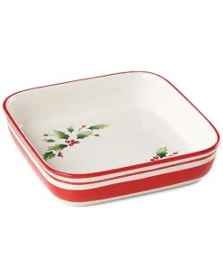 Lenox Holiday Handpaint Square Dish Home