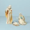 Lenox First Blessing Nativity 3-Piece Holy Family Figurine Set