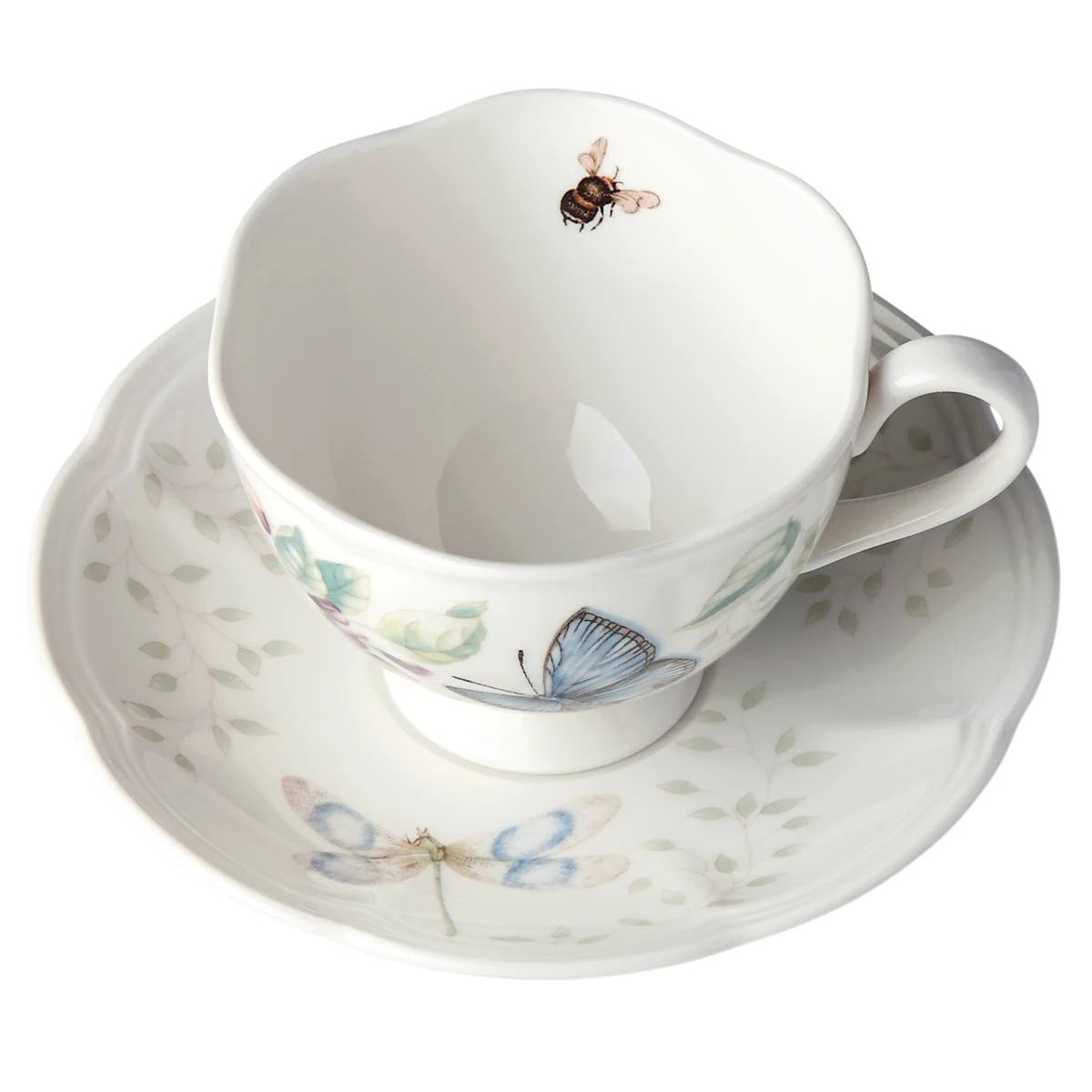 Lenox Butterfly Meadow Blue Cup And Saucer - Image 3