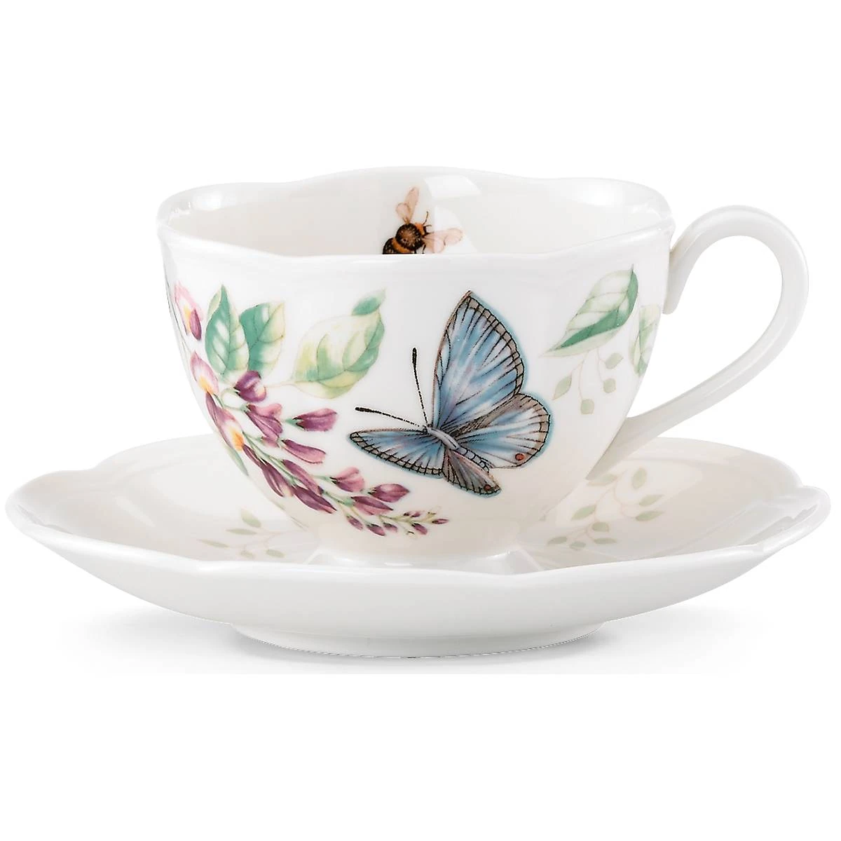 Lenox Butterfly Meadow Blue Cup And Saucer - Image 2