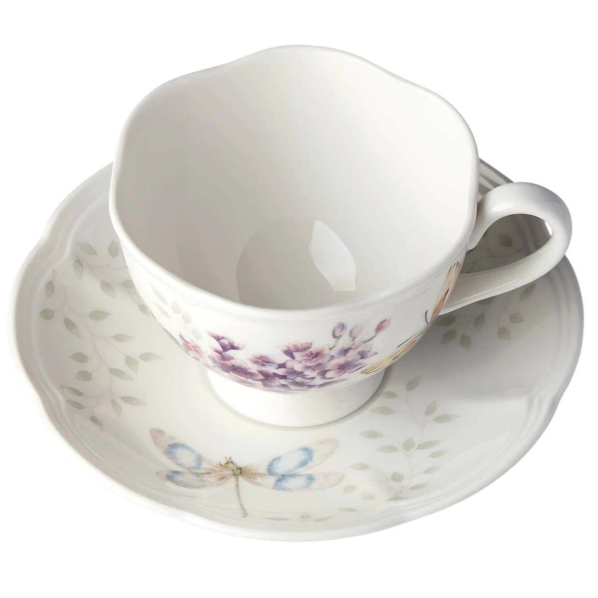 Lenox Butterfly Meadow Orange Sulphur Cup/Saucer - Image 4
