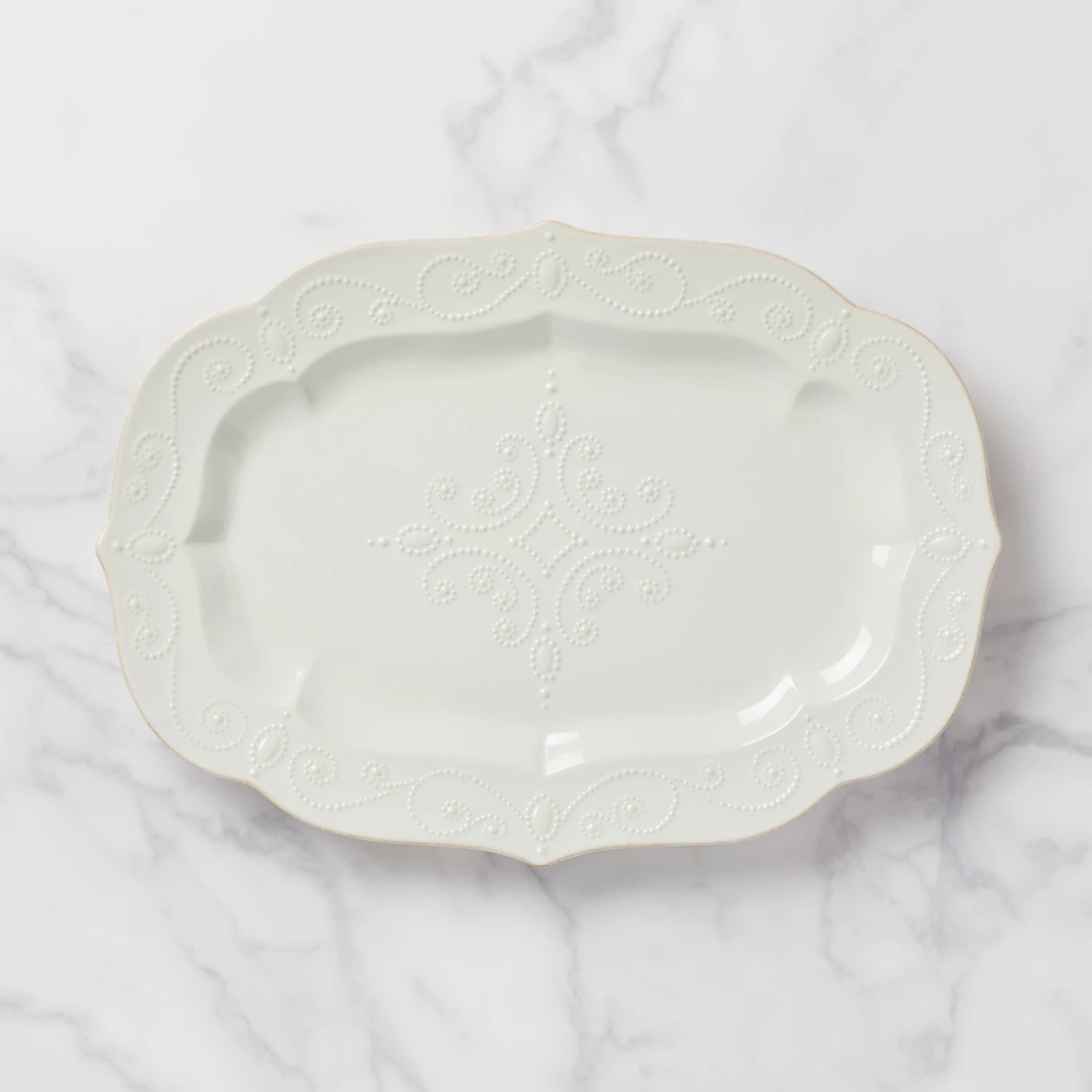 Lenox French Perle White 18.5" Serving Platter