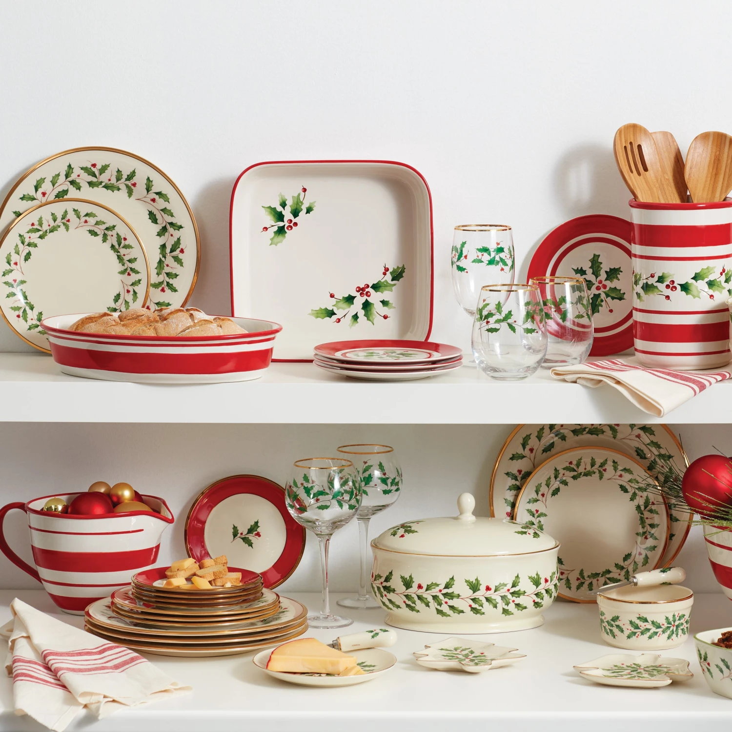 Lenox Hosting The Holidays Cheese Plate & Knife Set - Image 3