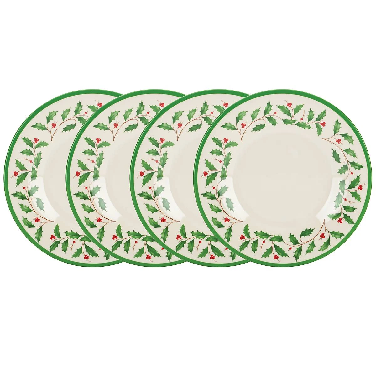Lenox Holiday 4-Piece Melamine Accent Plate Set - Image 2