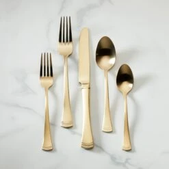 Lenox Portola Gold 60-Piece Flatware Set