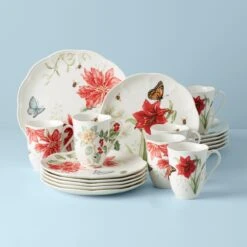 Lenox Butterfly Meadow 18-Piece Holiday Dinnerware Set