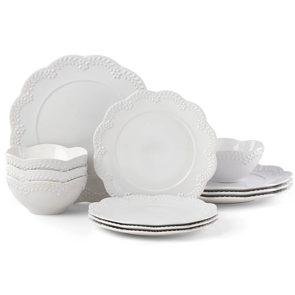 Lenox Chelse Muse Floral 12-Piece Dinnerware Set