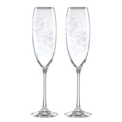 Lenox Silver Peony Toasting Flute