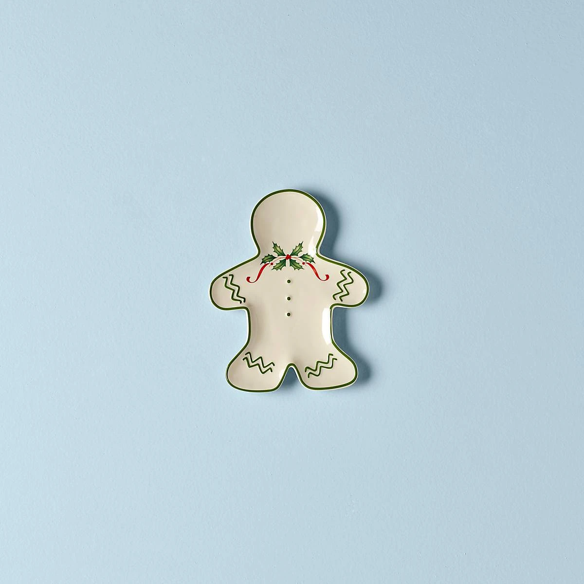 Lenox Holiday Gingerbread Man Accent Plate