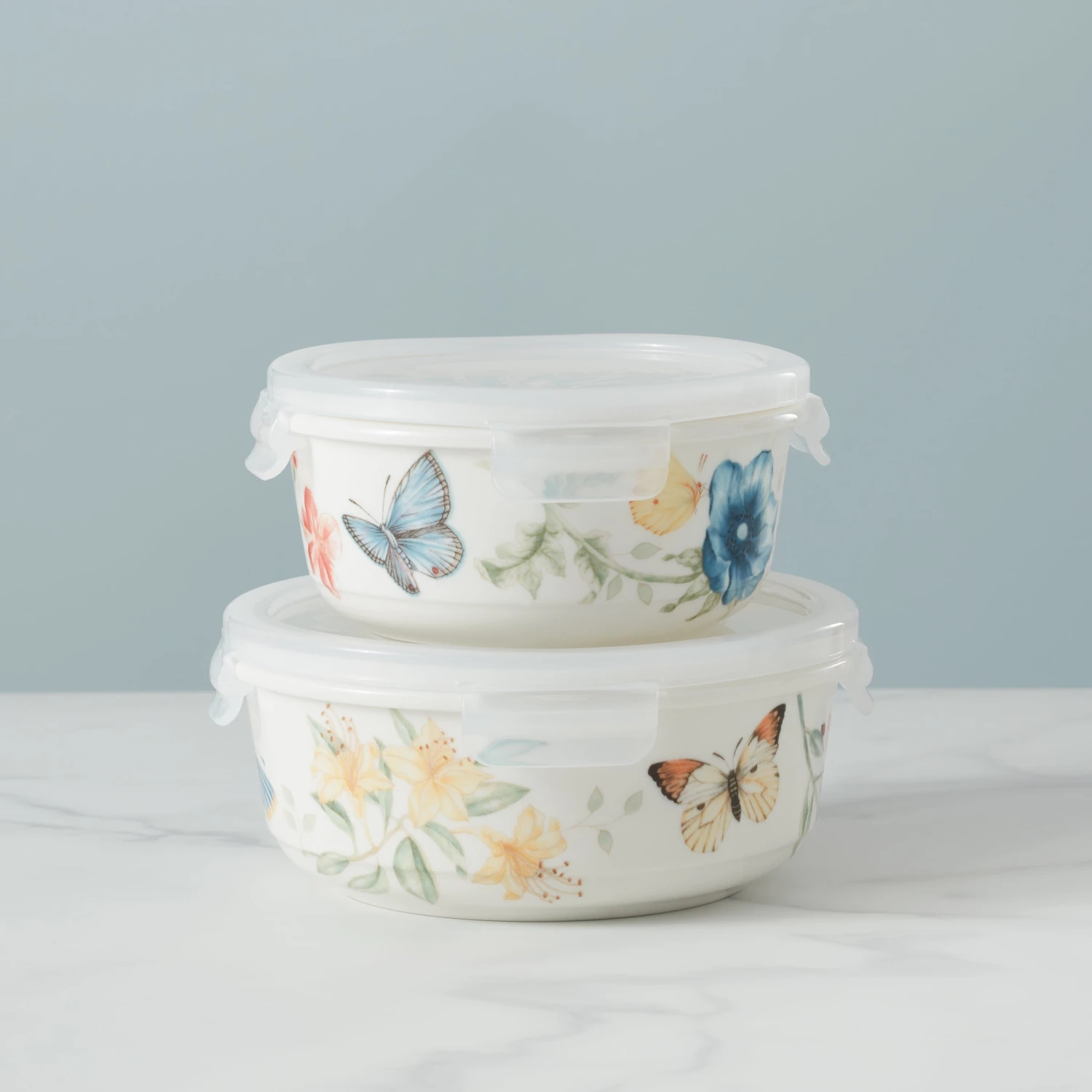 Lenox Butterfly Meadow Large Round Food Container - Image 4