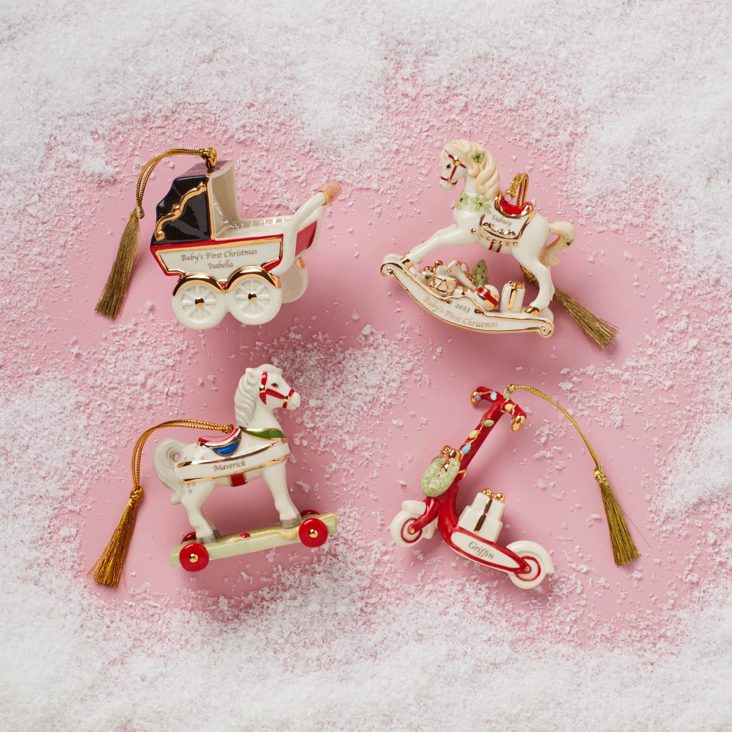 Lenox Vintage Pram Ornament - Image 3