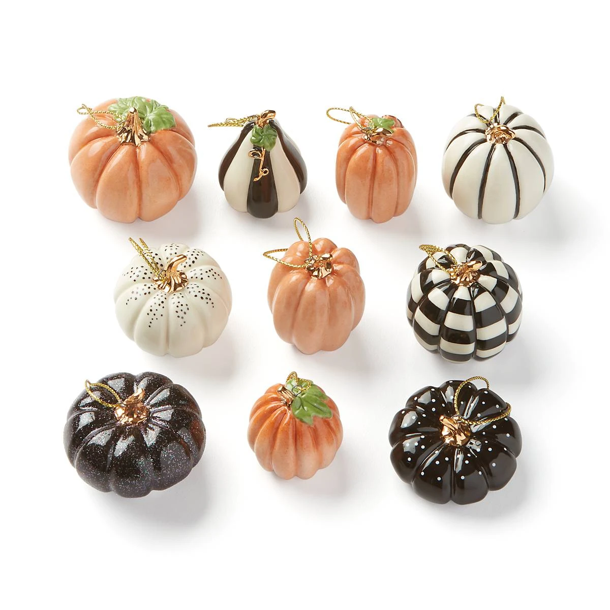 Lenox Mini Pumpkin 10-Piece Ornament Set - Image 4
