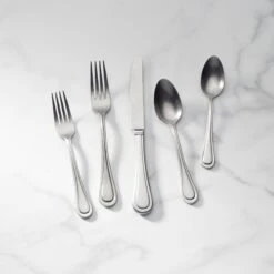 Lenox Textured Neutrals 20-Piece Flatware Set
