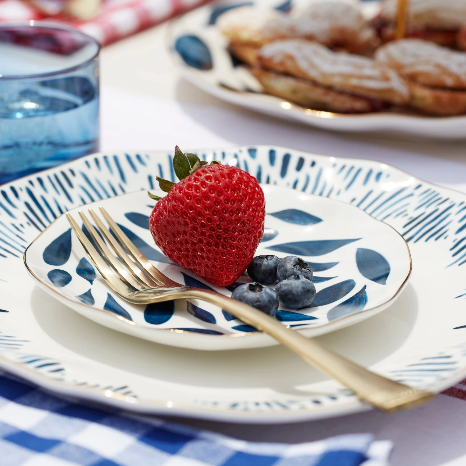 Lenox Blue Bay 4-Piece Tidbit Plate Set - Image 3