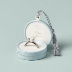 Lenox Together Forever Ring Box Ornament