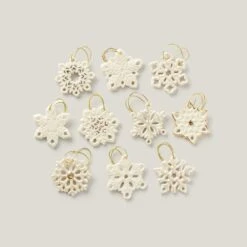 Lenox Snowflake 10-Piece Ornament Set
