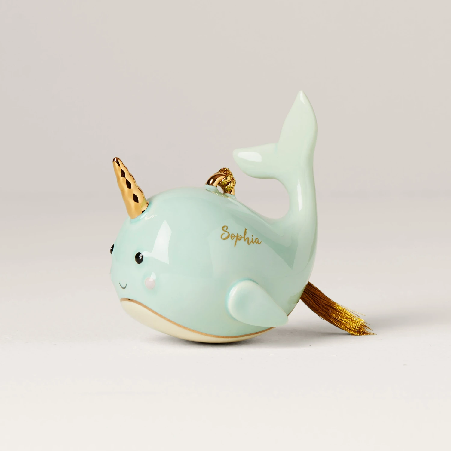 Lenox Narwhal Ornament