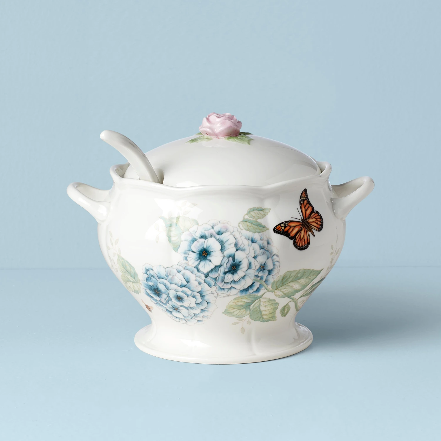 Lenox Butterfly Meadow 2-Piece Tureen & Ladle Set - Image 2
