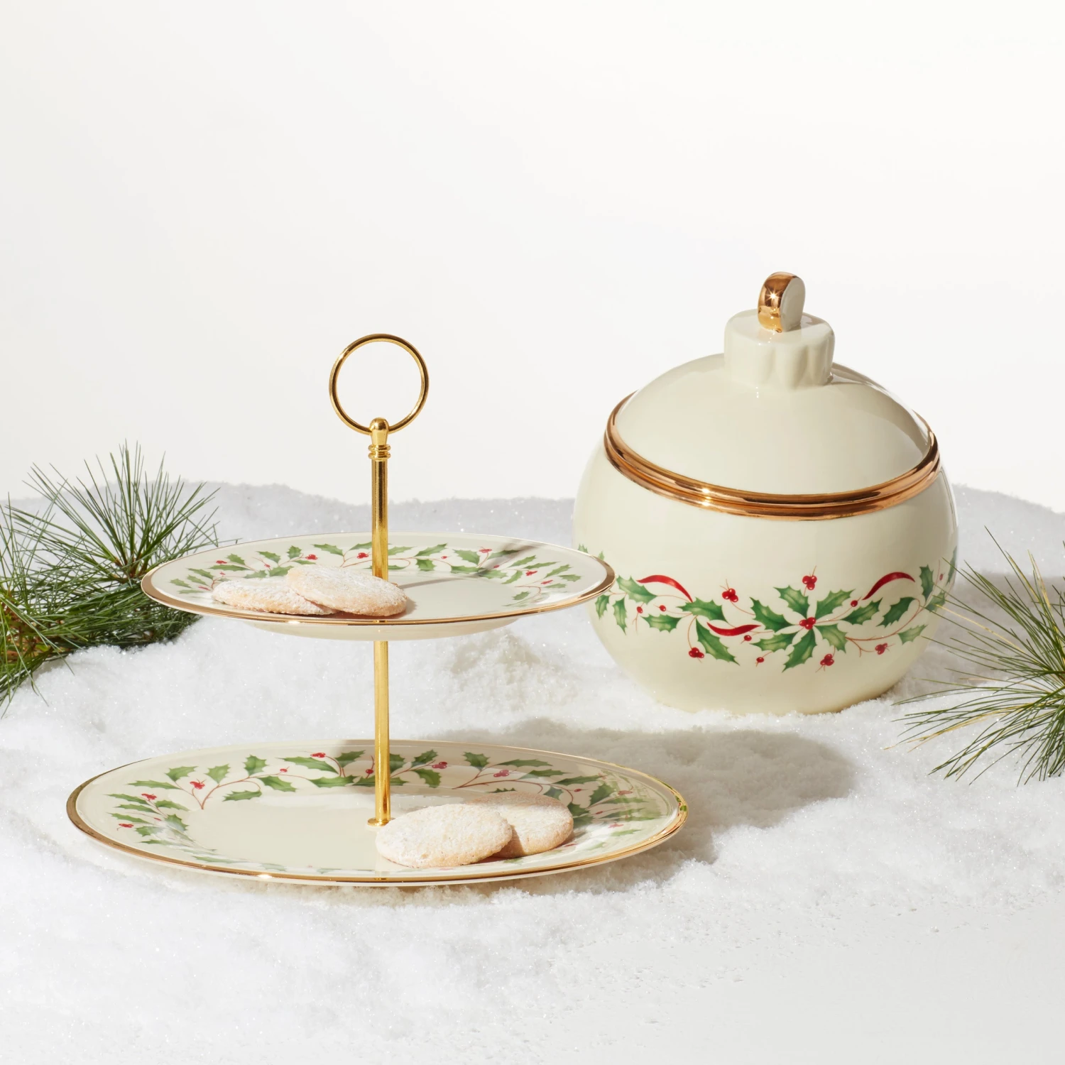 Lenox Holiday Ornament Cookie Jar - Image 3