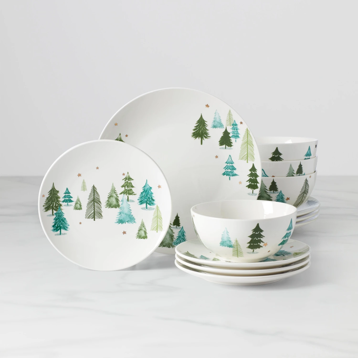 Lenox Balsam Lane 12-Piece Dinnerware Set